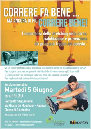 Evento “L’importanza dello stretching nella corsa”